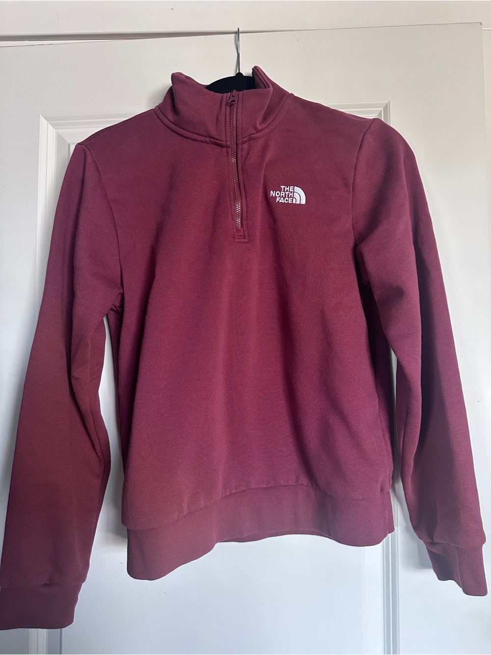 The North Face Women's Burgundy Quarter-Zip Fleece Pullover